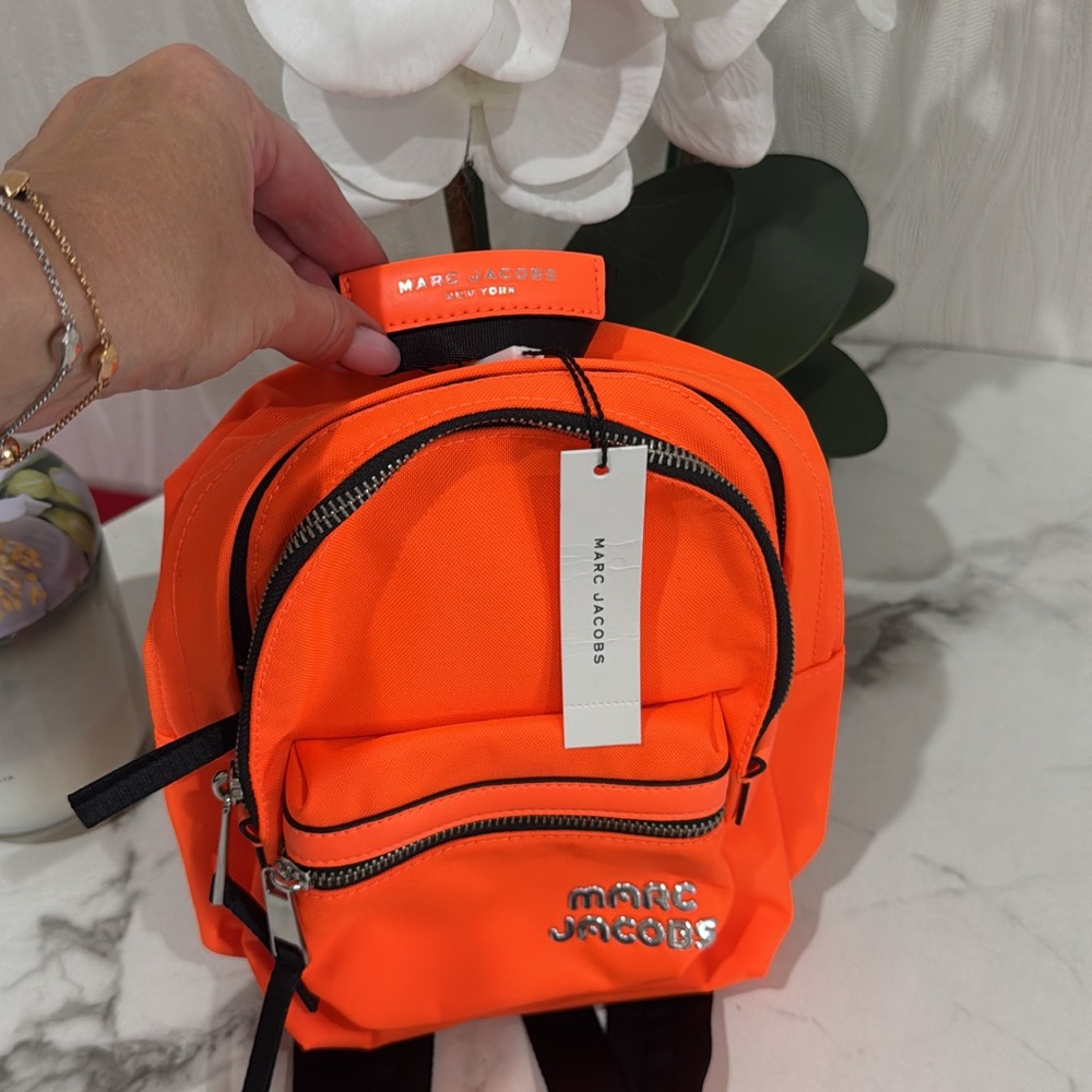 Marc Jacobs Orange Backpack